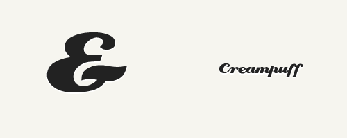 Creampuff-ampersands-font-face