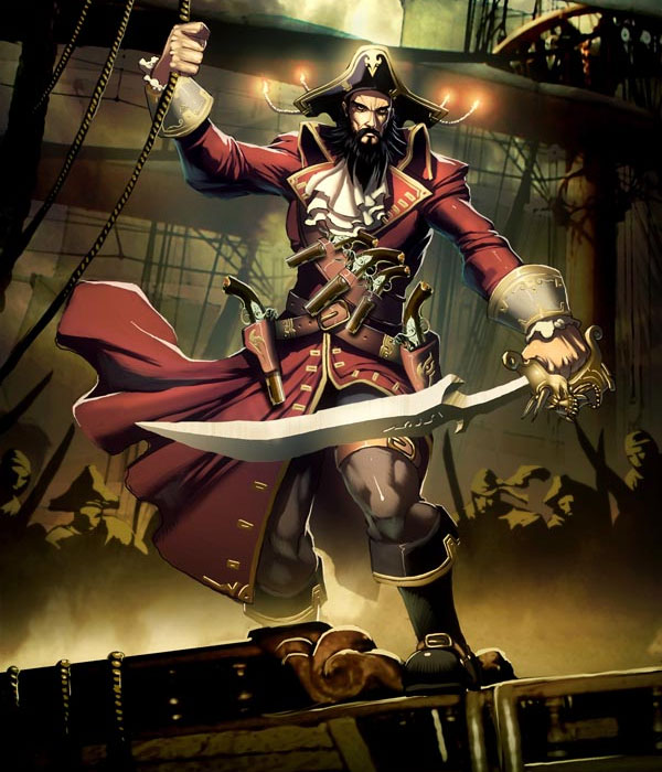 Blackbeard-pirate-myth-legends-digital-art